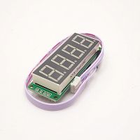 Индикатор цифровой  7-сегм./ 4 симв. Красного цв. на TM1650  4pin; общий катод     8 градаций яркости свечения; интерф: I2C; защита от переполюсовки; 