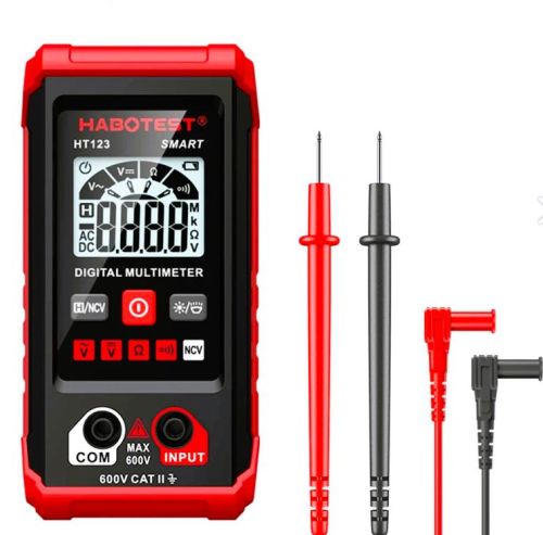 Мультиметр цифровой, Smart HABOTEST HT123. Чехол защитный в комплекте.
Размеры меньше смартфона фото 3
