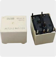Реле э/м DC12V 20A 8pin, пайка (PCB), Контакты: 1 перекл.группа (1С) ((N.O: 20A/14VDC, N.C: 10A/14VDC) 17,4x14x13,5мм (Nais ACT212 M45)
