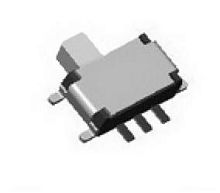 Перекл. Движковый MSK-1101/SS12D00 3 PIN ON-ON на 2 положен. SMD (5x1,5x3мм) толкатель (h1,5х1,3.х 1 мм)   Ползунковый переключатель  движкового типа