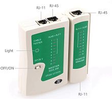 Тестер сетевого кабеля NSHL-468/BS-468 для витой пары ( UTP/FTP RJ-45 ) 