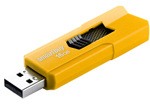 Flash drive USB 2.0  16GB "SMARTBUY STREAM Yellow"  (USB накопитель); Скорость чтения данных:25 MB/s/ Скорость записи данных:15 MB/s 
