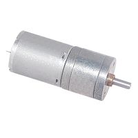 МОТОР с цилиндрическим редуктором DC=24V  JGA25-370B 620 об/мин б/нагр для проектов ARDUINO Редуктор: 1:226; Вал: длина = 10мм/Диаметр = 4мм ; 