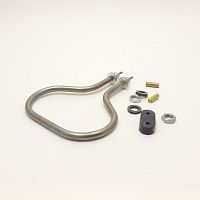 ТЭН к эл/чайнику 220V 1250W/ Тэн вода 40-3-7,4/1,25  П 220 (штуцер)   межосевое 19мм., длина от штуцера 177мм,  Россия, резьба М10 