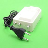 Антенный усилитель LNA-02; 47-862MHz; питание:5-12V; коэффициент усиления:17-20dB; R=75Om; предназначен для усиления сигналов цифрового DVB-T2 и анало