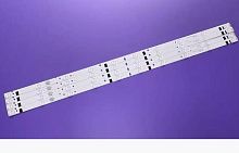 Светодиодная планка для подсветки ЖК панелей 40" 3V (10линз) ZDCX40D10-ZC14F-02 (785 мм, 10 линз) Uпит. св/д=3V