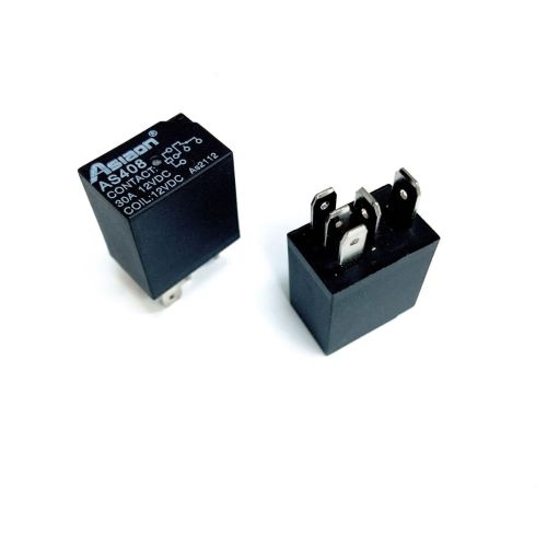 Реле э/м DC12V 30A 5pin, в панель/под клеммы, Контакты: 1 перекл.группа (1С) 23,3x16x26,5мм (Asiaon AS408(CM6311)-1Z-12VDC)