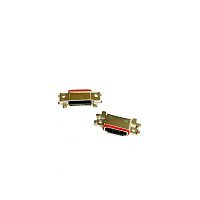 Разъем USB 3.1 Type-C Гнездо на плату (16pin SMD /6 уст. лепестка SMD) тип-C ver.3.1 Гориз.исп; поверхн.монтаж (дл=8.6мм/шир=9.9мм/18.1мм с крепежом) 