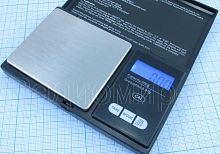Весы цифровые 0 - 300гр х 0,01гр. CT-06; без подсветки; (бат R03/2 AAA в комплект не входят); Pocket Scale - 076610