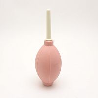 Груша Резиновая (цвет розовый) с пластиковым наконечником L-50mm   для продувки труднодоступных мест  (16301)    