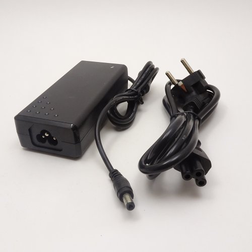 Блок питания импульсный, 12V,  5.0A, 60W, штекер: 5,5 х 2,5мм, 125x55x32мм, вх: AC 110-240V, вх. разъем: ноутбучный, с кабелем питания A-12V-5A
