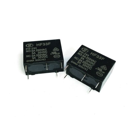 Реле э/м DC12V 5A 5pin, пайка (PCB) (30VDC/5A; 220VAC/5A) 20x15x10мм (HF33F-012-ZS3) фото 2