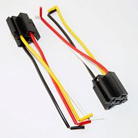 Колодка для реле: 4pin с проводами. Коммутируемый ток: 40A,  Для реле 4pin с видом контактов: 1A( 1 группа контактов); Подходит для реле <49096> (Авто