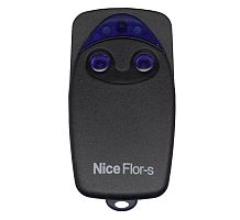 Nice FLO2R-S,  2 кнопки, 2-х канальный черный, Частота  433.92 мГц; Динамический код