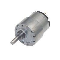 МОТОР с цилиндрическим редуктором  DC=12V  I=120-350mA   JGB37-520 7 об/мин б/нагр/ 5 об/мин с нагр (Удерживающий момент: 29 кг/см)