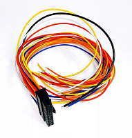 РАЗЪЕМ питания низковольт 24pin MMF-2x12F pitch шаг 3.0мм (Micro-FIT) (штекерный корпус + гнездовые контаты провода 0.3m AWG20=0.5mm2, Корпус 7х31х14,