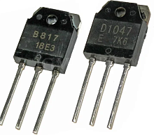 Транзистор биполярный 2SB817 (E,Y) (пара 2SD1047C) TO3PB