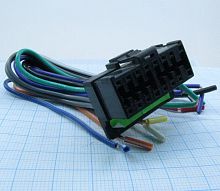 Разъем для а/м Pioneer (DEH2300/DEH-P4300) (3636)  Широкая шторка снизу под флажок      (PI16B-00)      