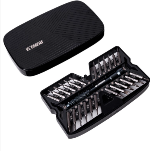 Отвертка  ELEMENT 8178 (25 в 1)  с набором бит, (Torx: T1 / T2 / T3 / T4 / T5 / T6 / T7 Hex(шестигранник): H1.3 / H1.5 / H2.0 Slotted(шлиц) / Слот: 1.