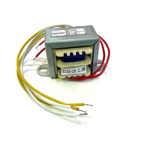 Трансформатор 220V 12V x 2 / 2 x  105mA (0,105A) (EI35*20) 2х1,25W (37х33х31) китай (крепление 45мм)