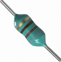 Дроссель Аксиальные выводы 0307 (3x7mm) 1.0мкГн/0,001mH 0,7A , 0.18 Om ,135MHz высокочастотный ,добротность 40Q (для общего применения) (EC24(1/4W)-1R