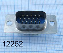 DHB-15M (вилка 15pin) 12262 VGA-на шасси