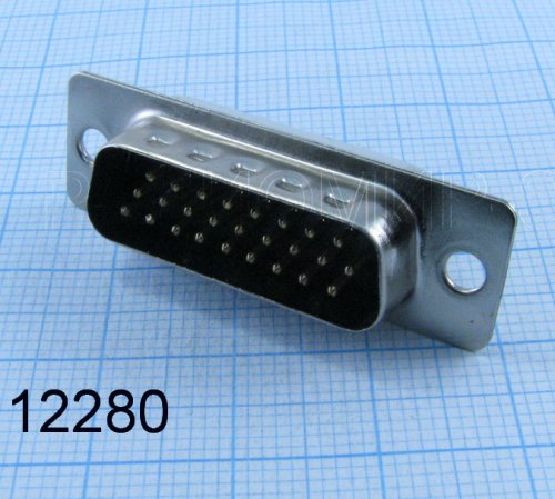 DHS-26M вилка 26 pin выс.плотн-каб 12280 DHS-26M вилка 26 pin выс.плотн-каб 12280