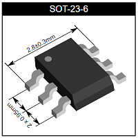 Микросхема MP2359DT (марк. J6)  -   1.2A, 24V, 1.4MHz Step-Down Converter in a TSOT23-6