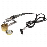 ПАЯЛЬНИК  60W  220V  ELEMENT-947-II  С регулир. t-ры (200°C-450°C) +очиститель жала +подставка Тиристорный регулятор мощности, встр.в рукоятк