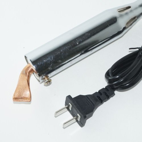 ПАЯЛЬНИК 150W 220V TLW-150  ВИЛКА: Китай + ПЕРЕХОДНИК  Нихромовый нагреват; медн.загнутое жало (в форме "клина"/"лопатки")  фото 5