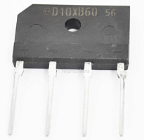 MOST 10A  600V D10XB60/GBU1006  (GBU1008/GBU10J/D10SBA60/GBU10K) DBS-4