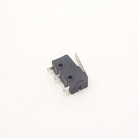 Микропереключатель с пластиной 16мм, 3pin, ON-(ON) без фиксации, AC 220/250V 5.0A, под пайку, 20x6x18мм, корпус: черный (SC7301/SM5-02N-25G/KW5-2121/1