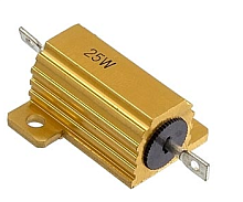 РЕЗИСТОР силовой 25W   12 KOM 5% RX24 в алюминиевом корпусе 