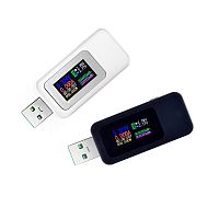 USB ТЕСТЕР напряжения и тока; Цветной TFT дисплей; U=4 -30V; Ток=0-6.5A; Мощн: 0-200W; C=0-99999mAh; KOWSI (KWS-MX18L) Вес: 15гр