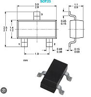 Транзистор SI2306DS (Марк. A6sHB) SMD SOT23