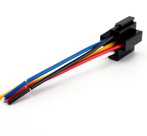Колодка для реле: 5pin с проводами. Коммутируемый ток: 40A,  Для реле 4pin с видом контактов: 1C( 1 группа контактов); Подходит для реле <49096/49133/ фото 2
