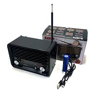 Радиоприемник аналог. HAIRUN HR-33 Диапаз.частот: FM: 64-108MHz/TV/AM/SW1/SW2/ 1*18650в компл / или 2*R20