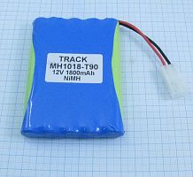 АККУМУЛЯТОР (СБОРКА R06x10 ) 12V 1800mAh, (10шт. AA )  Ni-MH с белым штекером (Tamiya Big)  INDUSTRIAL (73x102x15) Для питания  различных устройств: