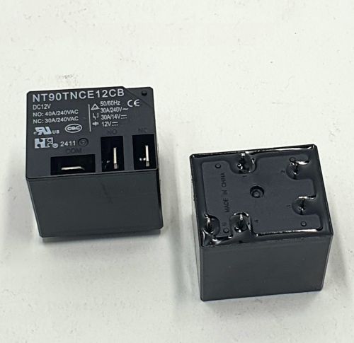 Реле э/м DC12V 40A 5+3pin, пайка (PCB), Контакты: 1 перекл.группа (1С)+3pin под клеммы (30VDC/30A; 240VAC/40A (NO); 240VAC/30A (NC)) 32x28x20мм (FORWA фото 3 Реле э/м DC12V 40A 5+3pin, пайка (PCB), Контакты: 1 перекл.группа (1С)+3pin под клеммы (30VDC/30A; 240VAC/40A (NO); 240VAC/30A (NC)) 32x28x20мм (FORWA фото 3