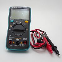 Мультиметр ZOTEK  ZT102  True RMS АВТОМАТ(c термопарой) разрешение:6000 отсчетов  Udc=60mv-1000v/Uac=60mv-750v/Idc(a)= 60mA-10A/R=600 Om - 60MOm/Cx=9.