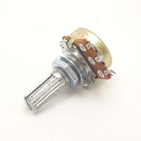 РЕЗИСТОР  Переменный   B500R (470) МОНО ручка с прорезью-круг (16K1 KC)