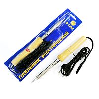 ПАЯЛЬНИК 40W 220V HL015A Ручка- дерево; нихромовый нагреватель Long Life- долговеч.жало:d=4мм; 50-60Hz; кабель-1,4м