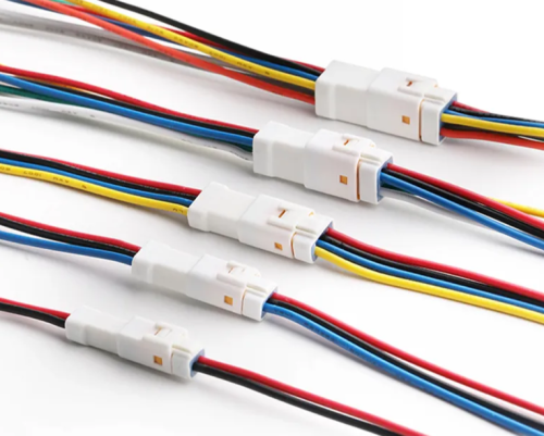 Разъем герметичный 2-х контактный (2 PIN) (IP67) КОМПЛЕКТ (штыревая+гнездовая часть) ЦЕНА ЗА КОМПЛЕКТ фото 4