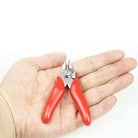 Бокорезы  89мм (3,5") (С возвр.пружиной+Фиксатор) Прорезиненная ручка-Красная  