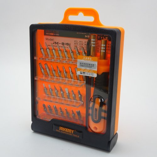 НАБОР ОТВЕРТОК JAKEMY JM-8101 CR-V ( 33 предм.)  ( -1.5/-2.0/-2.5/-3.0/-3.5/+1.5/+2.0/+2.5/+3.0/+3.5/*T3/T4/T5/T6/T7/T8/T9/T10/T15/T20/ H1.3/H1.5/H2.0 фото 2