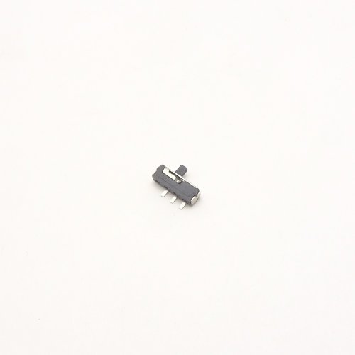 Перекл. Движковый CB-009 3 PIN ON-ON на 2 положен. (8,9x3x2мм) толкатель (h1,8х1,5х1 мм) вертик. монтаж, корп. метал.№2 фото 2