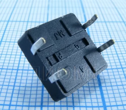 Микрокнопка квадратная тактовая, 4pin, 12x12x7мм, L=3мм (B3F-4055, KAN1210-0731B) фото 4