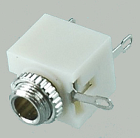 ГНЕЗДО 3.5 MM НА КОРПУС с гайкой СТЕРЕО ПЛАСТИК 3 pin (1-095)