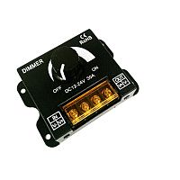Диммер ( регулятор яркости ) Механический 1канал    DC12-24V;  30A;  360-720W; с защитной крышкой; габариты: 60х89х35мм