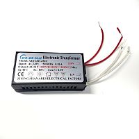 Трансформатор для люстры, AC 12V, 180W, вх: AC 220-250V, металл, IP33, 90x46x27мм, XR01B